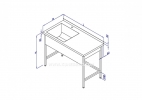 Стол-мойка - купить у производителя